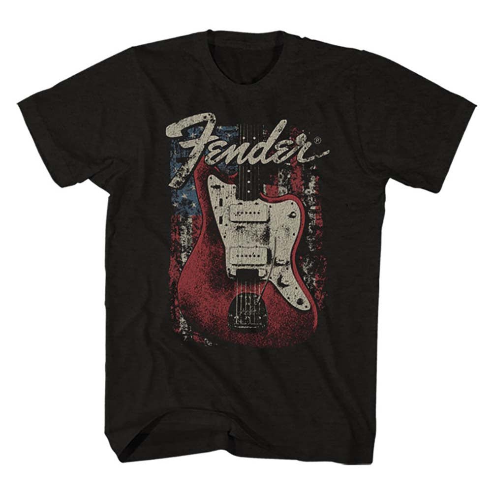 FENDER フェンダー (設立 80周年 ) - Distressed Guitar / Tシャツ / メンズ - PGS